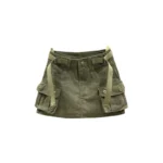 Wholesale Summer Fashion  Short Mini Denim Skirt for Lady Womens Skirts With Pockets