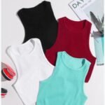 Bodybuilding Cami Fitness Stringer Gym Shirts Ribbed Ladies Crop Women’s Breathable tank Tops